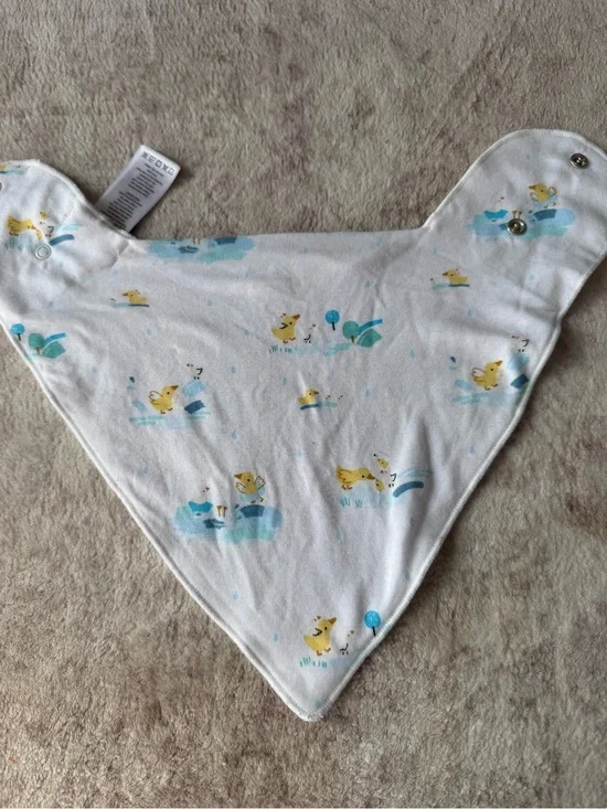 Angel Dear Bamboo Baby Bib Duck Print
