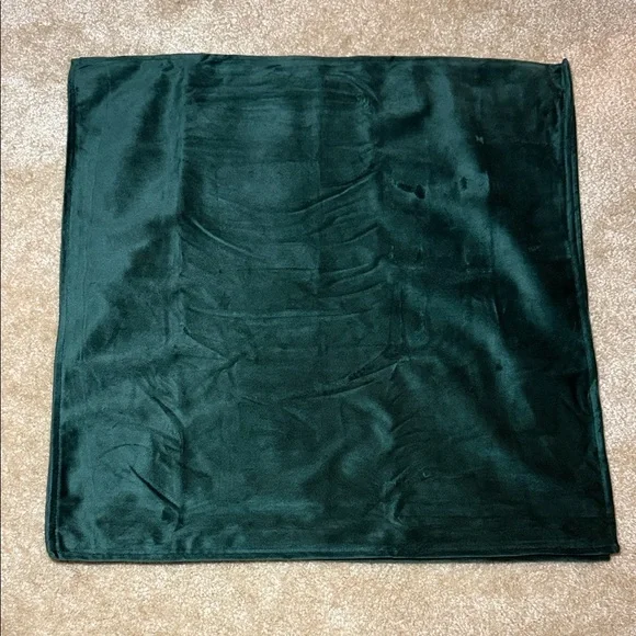 Holiday Green and Red Velvet Pillow Cases