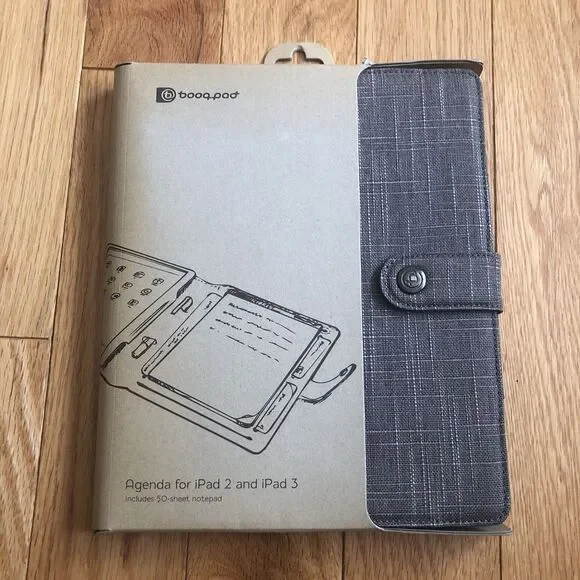 Booqpad Sand Agenda‎ for iPad 2 and iPad 3 BPD3-SND NEW Includes Note Pad