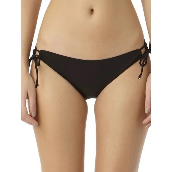 NWoT Catalina Women's Side‎ Tie Bikini Bottom Swimsuit Black Size Medium (8/10)