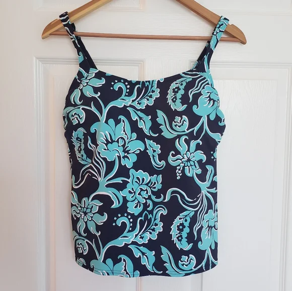 Lands' End Tankini Top swim suit top beach