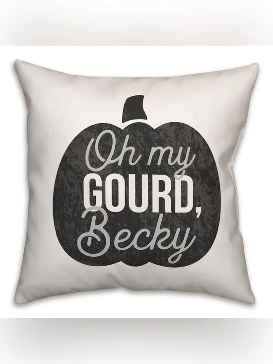 Y2K Sir Mix-A-Lot Baby Got Back Halloween / Fall Accent Pillow
