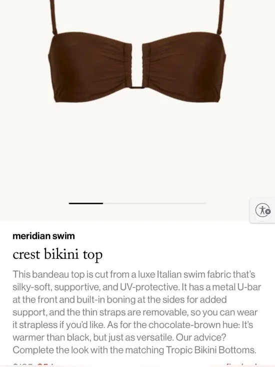 Crest Bikini Top