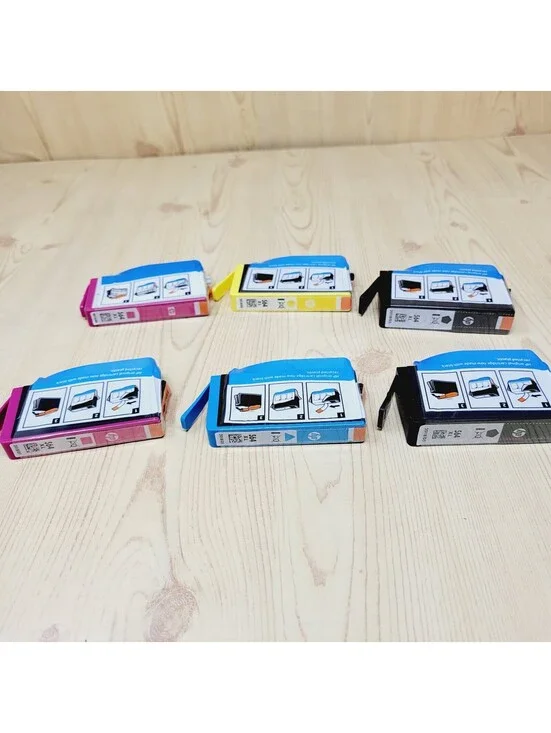Lot of 6 HP 564 Ink (2 Black 2 Magenta 1 Cyan 1 Yellow) Warranty Expired