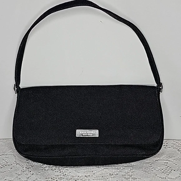 Kate Spade black evening shoulder bag