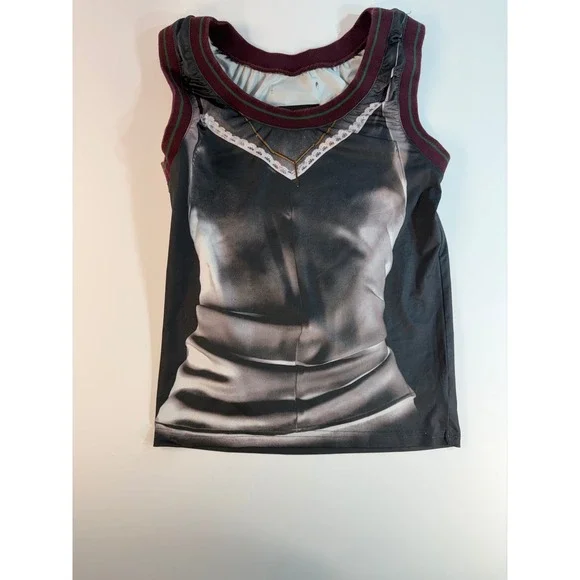 Jean Paul Gaultier x Y/Project Trompe L'oeil Body Print Tank Top Size 36