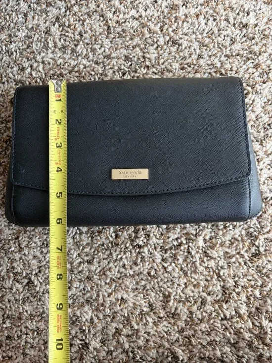 Kate Spade Laurel Way Greer Convertible Crossbody Purse in Black
