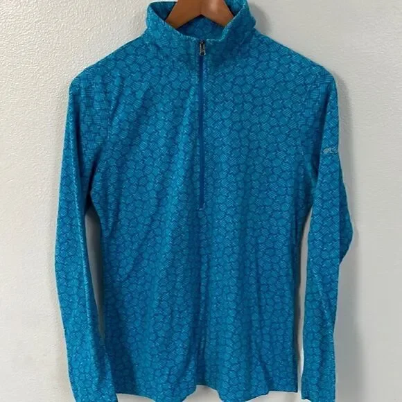 Columbia 1/2 zip fleece pullover sweatshirt.  Size Medium.