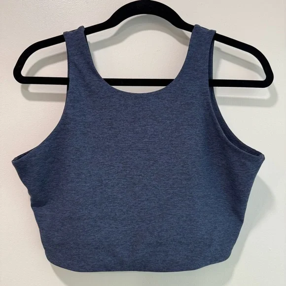 Outdoor Voices‎ Crop Top Colorblock Athletic Workout Tank Top, size Large
