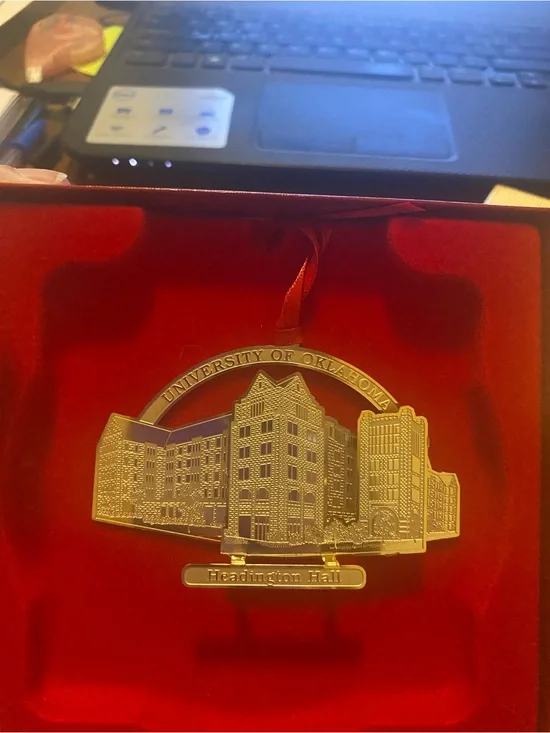 Headington Hall Gold Ornament