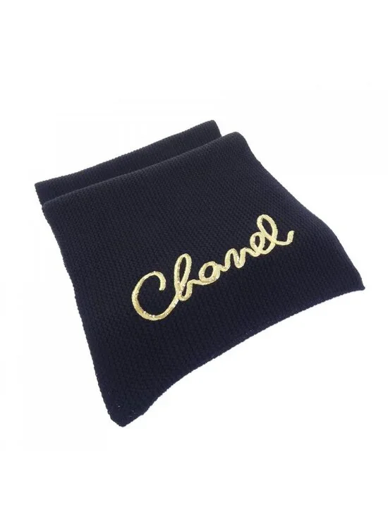 Chanel Scarf Black