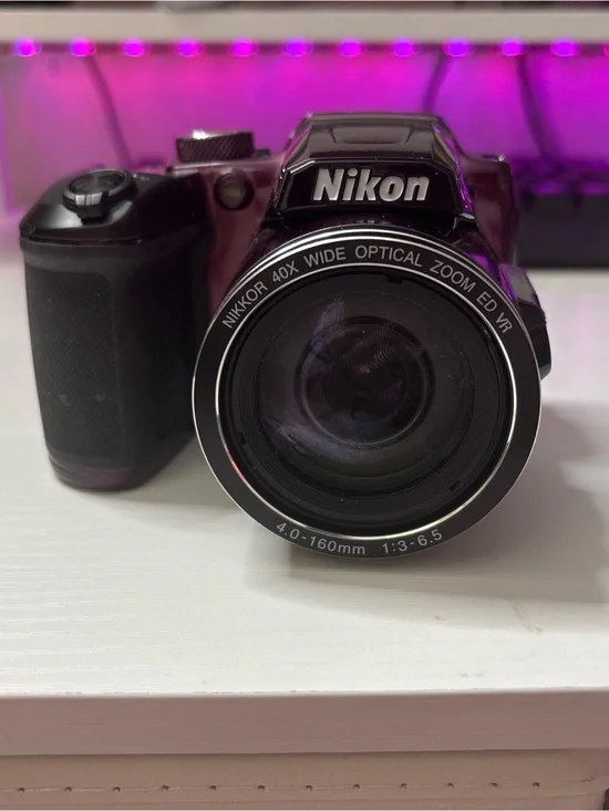 Nikon Black Digital Camera with 40x NIKKOR Zoom