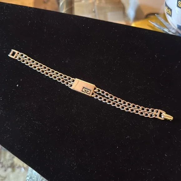 Givenchy Bracelet with Center Plaque signed in back