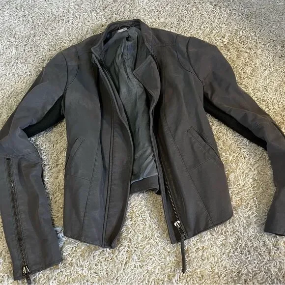 free people suede jacket size four