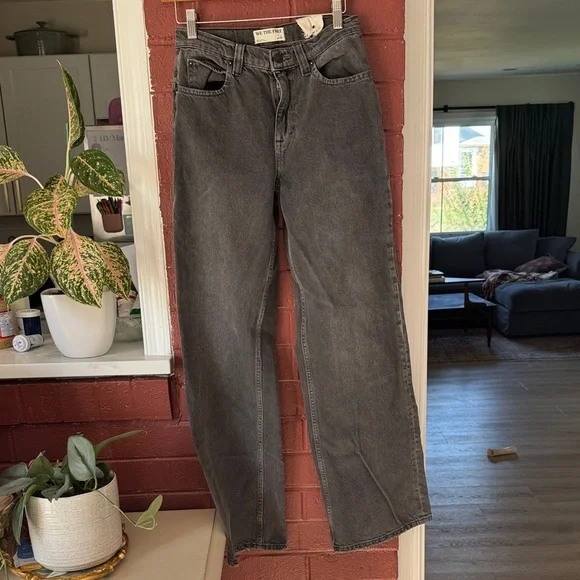 We the Free Tinsley Baggy Wide Leg High Rise Jeans Size 26
