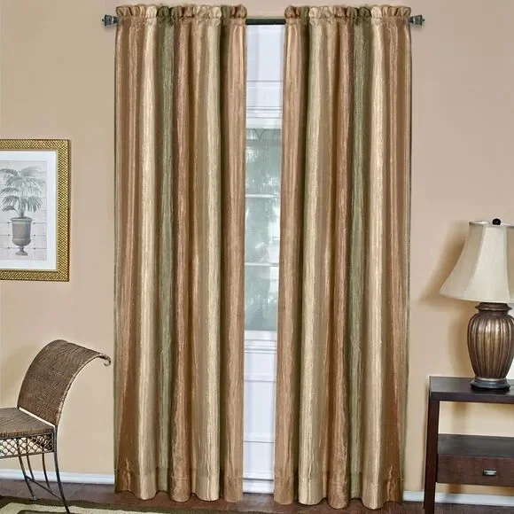PowerSellerUSA 84L x 50W Inches Designer Home Window Curtain Drapes, 2-Pack