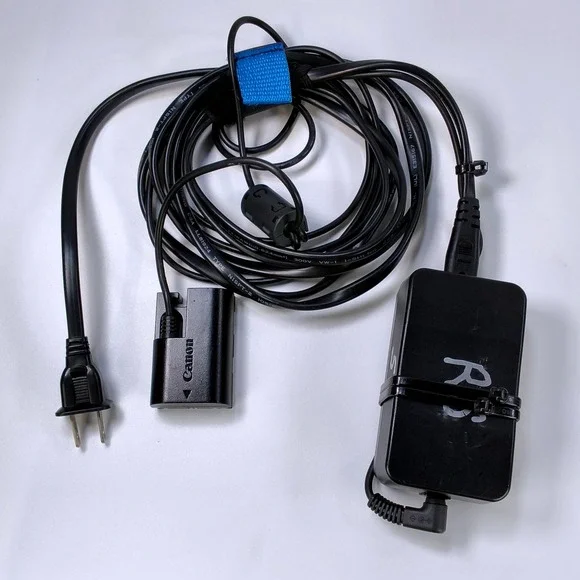 Canon AC Adapter AC-E6 and DC Coupler DR-E6 Power Kit for EOS DSLR Cameras