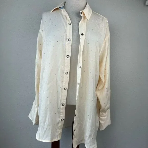 NWT Free People Women’s Button Top