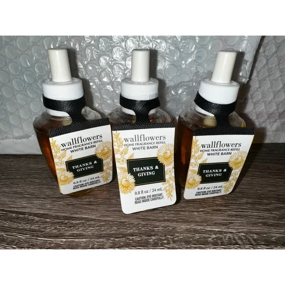 Bath and Body Works White Barn Wallflowers Thanks & Giving Fragrance Refills‎