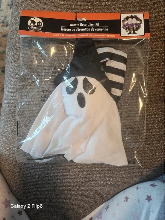 Halloween Ghost Wreath Decoration Kit