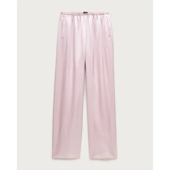 J.Crew Cosmo pant in luster charmeuse Subtle Mauve XL NWT