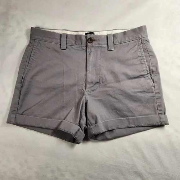 J.CREW Gray Chino Shorts Women’s Size 28 - Casual Preppy Summer 5