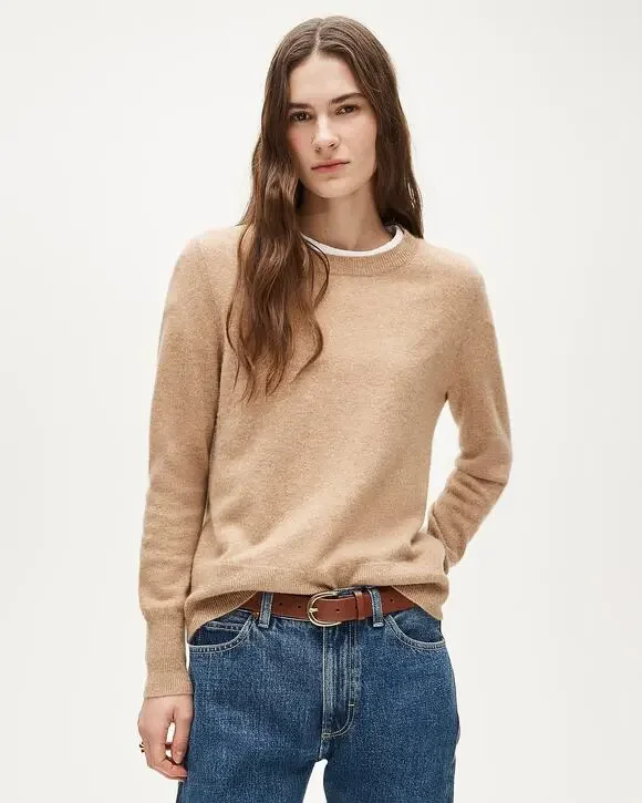 J.Crew Cashmere Classic-Fit Crewneck Sweater Women's Size M NWT
