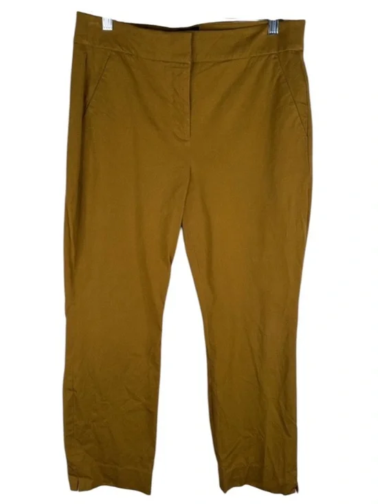 J. Crew Women's Tan‎ Classic Remi Fit Business Career Straight Leg Pants Size 10
