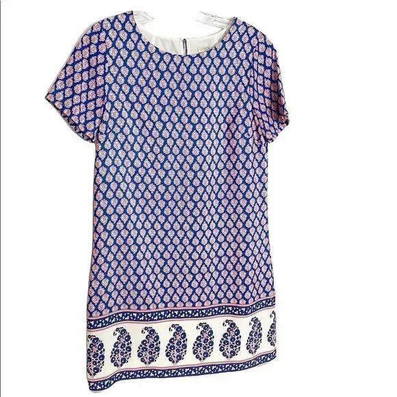 J. Crew Factory Printed Gallery Shift Dress Size 2