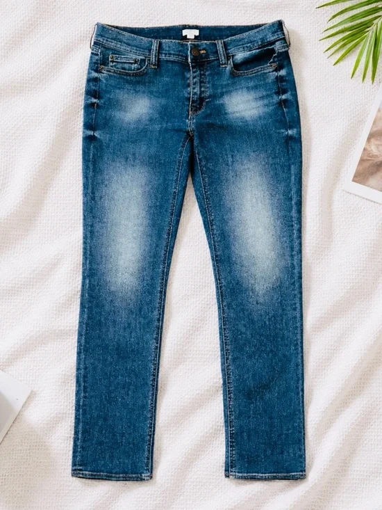 J.Crew Classic Women's Blue Denim Stretch Jeans