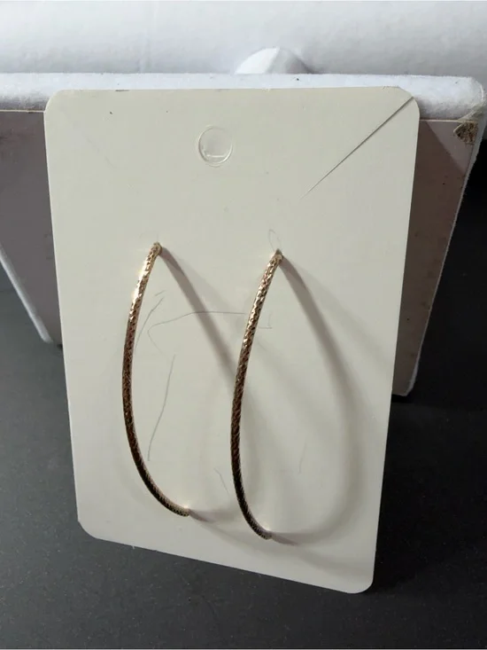 925 Italy Dyadema Sterling Silver Hoop Earrings