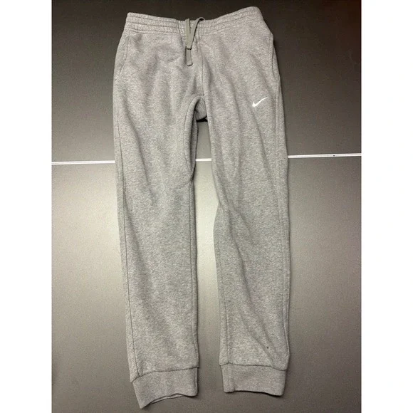 Nike‎ Sportswear Fleece Joggers Sweatpants Gray Tapered Leg Mens M