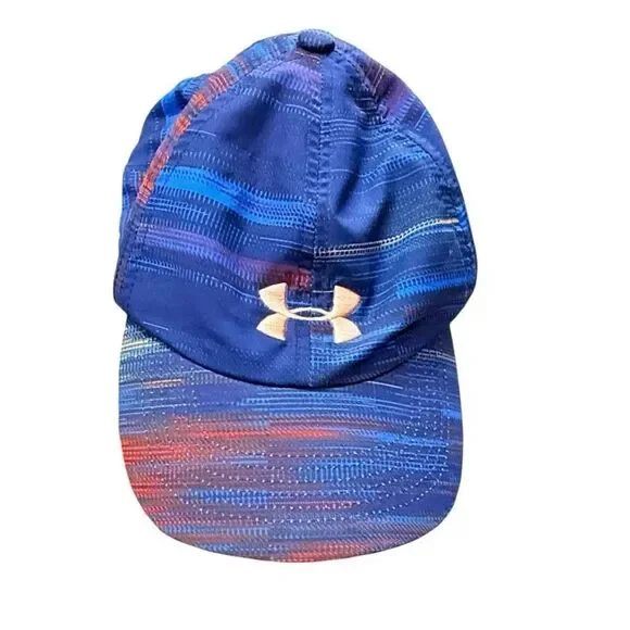Under Armour Orange & Blue Space Dye Baseball Cap