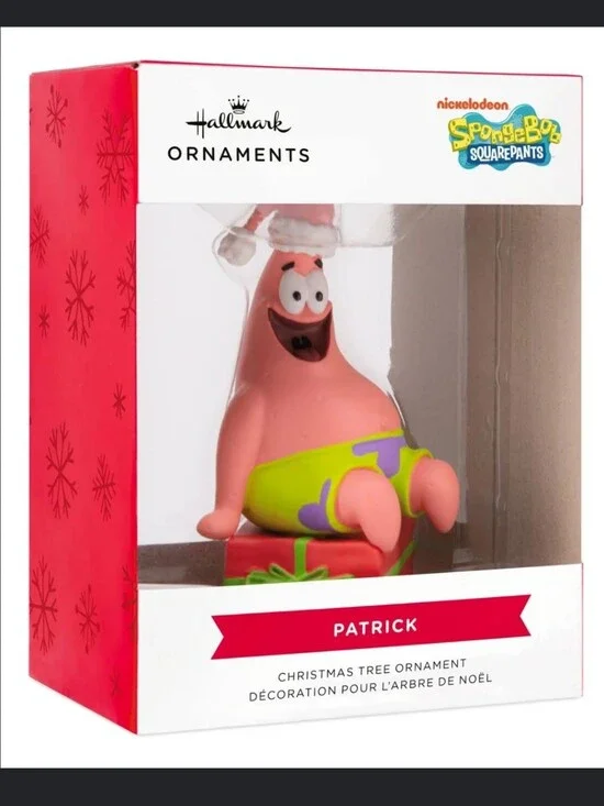Nickelodeon's Patrick SpongeBob SquarePants Hallmark Christmas Tree Ornament