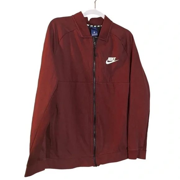 NIKE AV15 ADVANCE RED Athletic Grunge Skate‎ JACKET granola girl outdoor LARGE