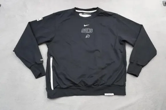 Nike Phoenix Suns Standard Issue Dri-FIT NBA Crewneck Sweatshirt Men's L Black