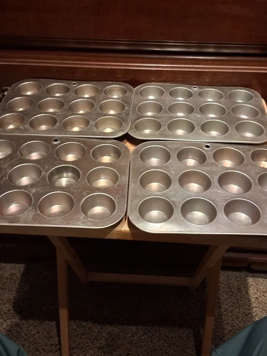 Vintage Comet Aluminum Mini Muffin Pans
