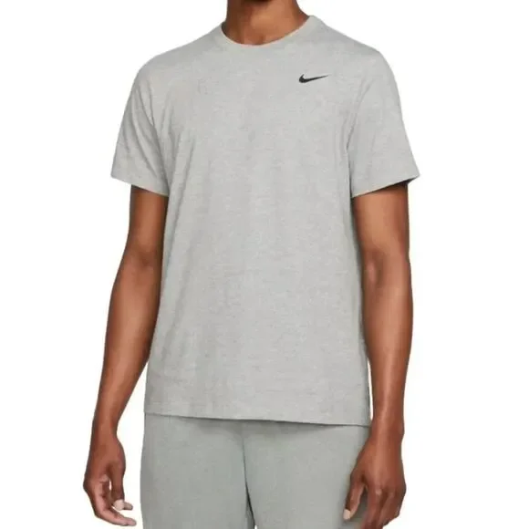 Nike Men's Gray Dri-FIT Short Sleeve T-shirt