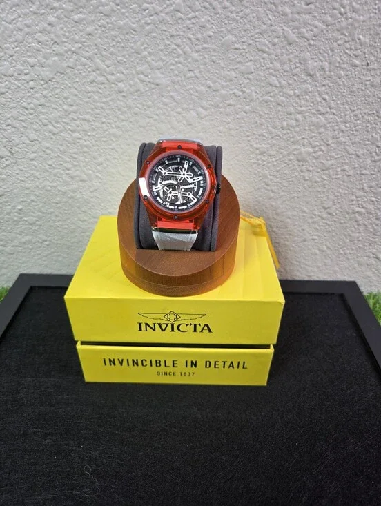 Invicta Speedway Piston Men’s Watch Quartz Red White Silicone Model 51113