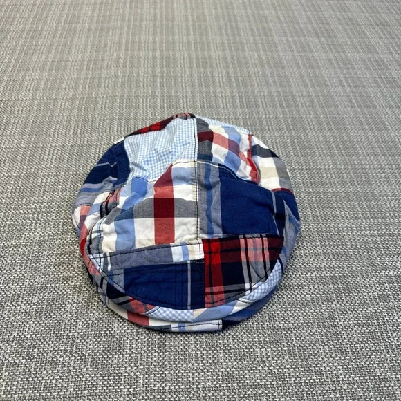 Janie and Jack Baby Boys Patchwork Plaid Newspaper Driver Cap Hat 6-12 Months‎
