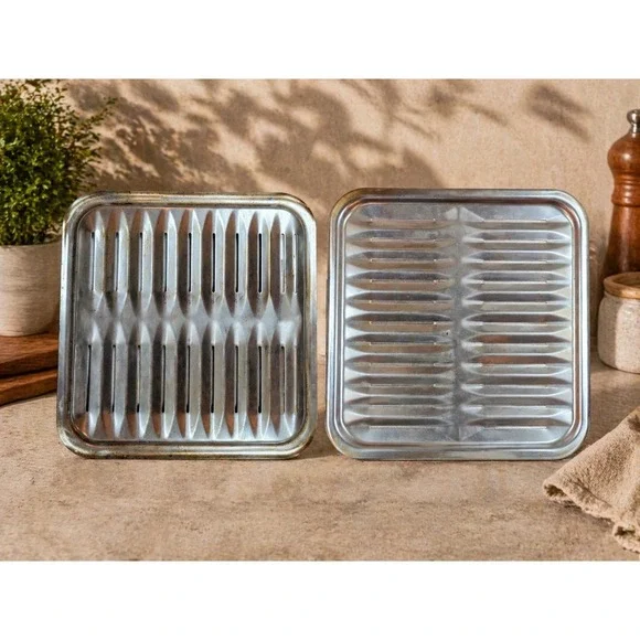 Vintage Stainless Steel Broiler Pan Insert‎ Replacement Tray Slotted 13x9 Inch