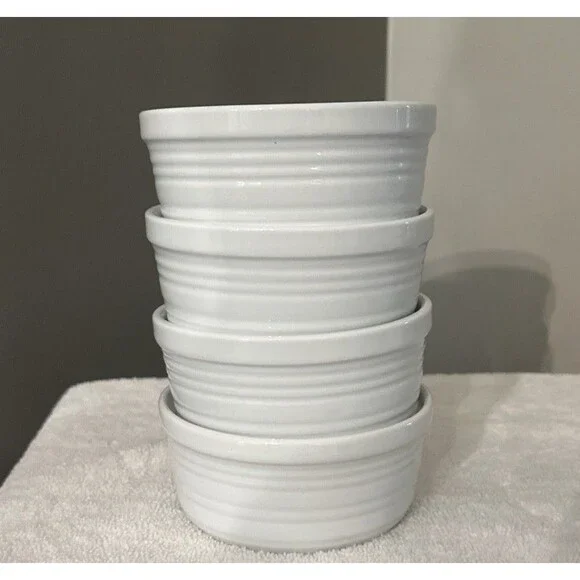 Threshold™ Porcelain Ramekin – White – Set of 4 - 4.5” x 2” 8 Ounce