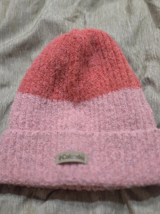 Columbia Kids Two-Tone Pink Beanie