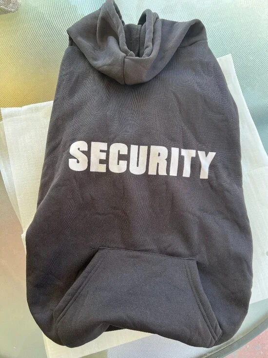 Security Dog Hoodie (size XL)