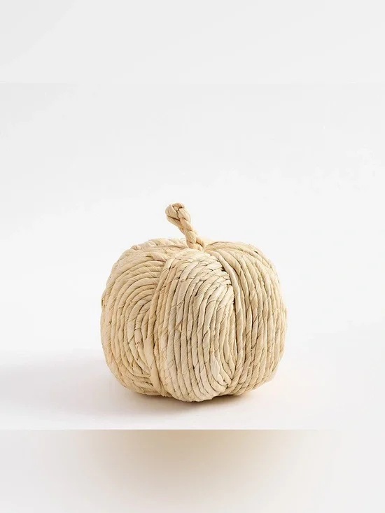 Hobby Lobby Braided Raffia Knot Accent - Cream
