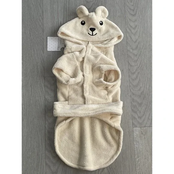 NEW Fluffy Friends - Cute Polar‎ Bear Dog Pet Animal Warm Comfy Costume - Size L