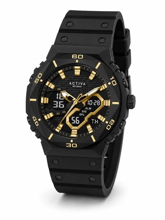 ACW8120-003 - Activa Exon X Invicta Digital Men's Watch - 48mm, Black