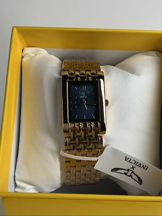 Invicta Gold-Tone Bracelet Watch with Navy Dial - for women - 69893