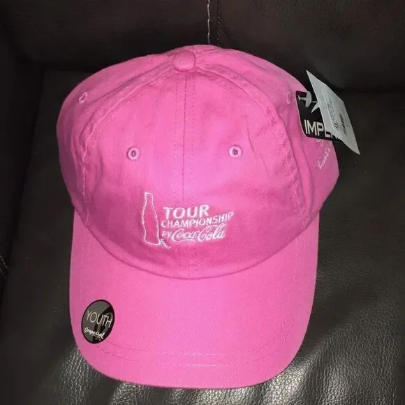 New Girls $25 Pink Youth Tour Championship East Lake golf cap kids new with tag