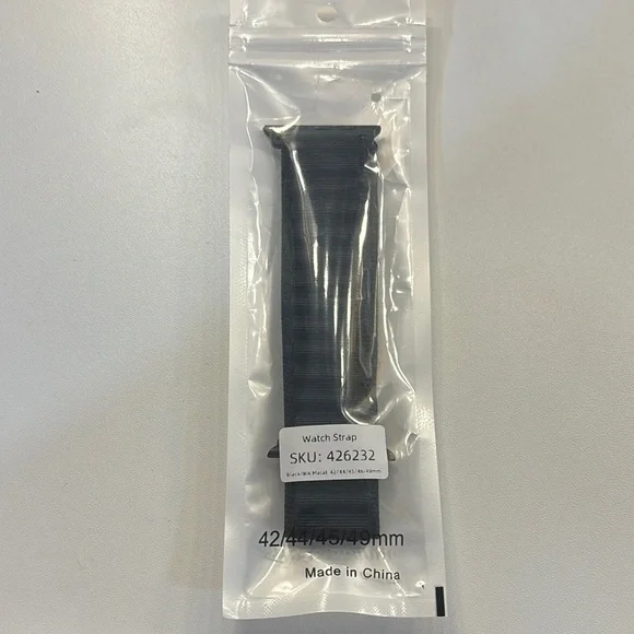 Classic Black Watch Strap